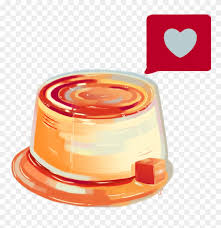 caramel heart flan png by magicalmoments16 creme caramel free transparent png clipart images download caramel heart flan png by