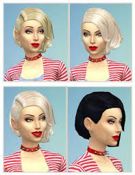 Shaved Bob Hair Females At Birksches Sims Blog Sims 4 Updates Sims 4 Shaved Bob Sims