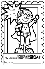 Father S Day Story Starter Cards 3 Simple Cards For Super Hero Dads Free Super Hero Dad Father S Day Card Template Dad Crafts