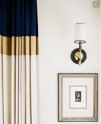 Black White And Blue Curtains Color Block Curtains In Navy Gold And Natural Cotton Black Grey And White We Can Create Any Color Block Curtains Curtains Living Room Color Block Drapes