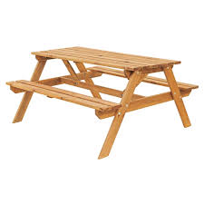 When the sun does come out, however, an outdoor seat pad or cushion can help make your wooden garden bench feel much cosier! Batam Timber Picnic Bench Departments Diy At B Q Picnic Bench Outside Furniture Timber