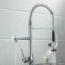 Check spelling or type a new query. Spring Chrome Industrial Kitchen Bar Sink Faucet Pull Out Spray Single Handle For Sale Online Ebay