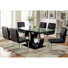 They say a good cook never lacks friends. Furniture Of America Raji Contemporary Black 63 Inch Wood Dining Table Overstock 9964848