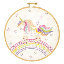 .hand digitized mermaids, unicorn and much more machine embroidery designs and applique patterns. Embroidery Kit Artisanal French Manufacture Simone The Unicorn X1 Perles Co