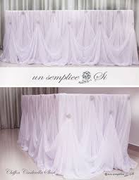 Cinderella Table Skirt Head Table Wedding Table Skirt Sweetheart Table