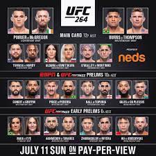 According to the ufc 264 odds available on. Ufc 264 Results Live Updates Video Poirier Vs Mcgregor 3 Main Event Full Fight Card Fightmag