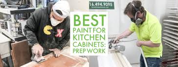 Wood cabinets are ideal for painting, but any surface that can be scuffed with sandpaper can be painted. The Best Paint For Kitchen Cabinet Painting Home Painters Toronto