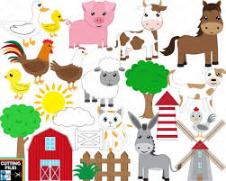 Download Cartoon Farm Animals Svg