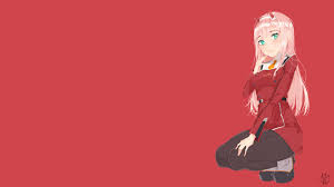 Maybe you would like to learn more about one of these? Darling In The Franxx Zero Two On Side With Red Background 4k Hd Anime Wallpapers Hd Wallpapers Id 42415