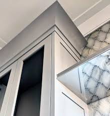 Grey Kitchen Cabinet Modern Crown Molding Crown Molding Kitchen Kitchen Cabinet Crown Molding Cabinet Molding