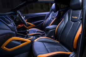 2012 Hyundai Veloster Street Matte Grey With Orange And Black Interior Passion For Excellence Hyundai Veloster Hyundai Veloster Turbo