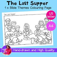 'i have eagerly desired to eat this passover with you before i suffer. Last Supper Coloring Page Worksheets Teaching Resources Tpt