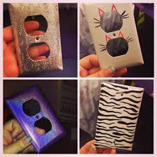 First, it is dangerous, as painting an electrical outlet can be a fire hazard. Diy Light Switch Covers Electrical Outlet Cover Plates I Used Nail Polish To Paint A Light Switch Covers Diy Decorative Light Switch Covers Outlet Covers Diy