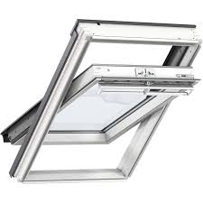 Le store est totalement occultant grâce à son revêtement spécifique. Velux Ggl Mk04 2070 White Painted Centre Pivot Window 78 X 98 Cm Roofing Outlet