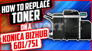 Download the latest drivers, manuals and software for your konica minolta device. Konica How To Install Toner On A Konica Minolta Bizhub 601 751 Youtube