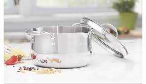 Princess House Heritage Tri-Ply Stainless Steel 6-Qt. Straining Casserole ( 5743) | eBay