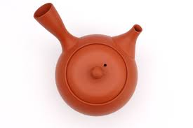 急須作家 岩瀬弘二さんの朱泥平丸急須 常滑焼