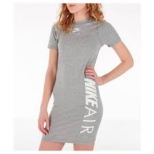 Nike Women S Air Dress In Grey Size Large Cotton Polyester Spandex Modesens Nike Women Dresses Women
