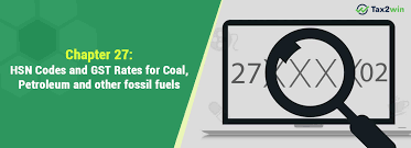Petrol and diesel were kept out of the ambits of gst because these products are one of the highly taxed items by the government. Hsn Code Gst Rate For Coal Petroleum Other Fossil Fuels Chapter 27 Tax2win