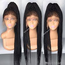 1036983068 itt a videóletöltés ideje! Perruque Long Cornrow Braided Synthetic Lace Front Wigs Black Browncolor Micro Braids With Baby Hair Heat Resistant For Africa American Wigs Hairpieces Detangling Synthetic Wigs From Fashiongirlhair 44 87 Dhgate Com