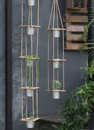 Hang your tiered potted plants. Hanging Planters Perfect For Flowers And Succulents Insteading