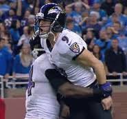 Justin tucker fancy handshakes with his team mates,baltimore ravens. Justin Tucker Shouts Out His Fantasy Owners In Postgame Interview After Making Six Field Goals