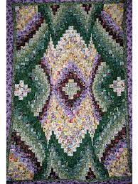 Repeat to make five bride's bouquet blocks total. Floral Bouquet Bargello Quilt Pattern