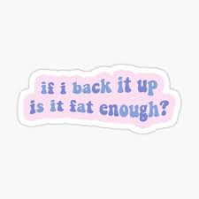 If i back it up is it fat enough remix lyrics tik tok full (cookieekawaii) soundcloud : Is It Fat Enough Gifts Merchandise Redbubble