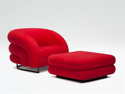 Balloon Chair Armani Casa Upholstered Fabric Fabric Armchairs Red Furniture
