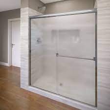 They can be lifted right off the track if you don't take measures to prevent it. Basco Classic 40 X 65 5 Frameless Bypass Sliding Shower Door Reviews Wayfair