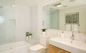 Darcy Wallpape R Contemporary Bathroom Jeff Lewis Design Modern Contemporary Bathrooms Contemporary Bathroom Designs Kitchen Design Modern Contemporary