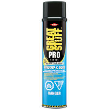 You know that yellow expanding foam in a can you spray into gaps to insulate your home? Great Stuff Pro Series Window And Door Insulating Expanding Foam Paintable 20 Oz 217025 Rona