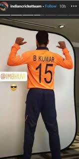 #virender sehwag's jersey does not have any numbers on the back of it. Indian Cricketers Sport New Orange Jersey Ahead Of England Clash See Pics