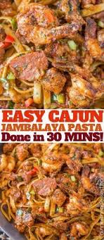 Easy Cajun Jambalaya Pasta Dinner Then Dessert Louisianafood Easy Cajun Jambalaya Pasta With Chicken Sausage And Shrimp And All The Deli In 2020 Cajun Jambalaya Pasta Louisiana Recipes Jambalaya Recipe