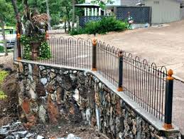 Molded decorative iron fences can also be highly decorative, but more often, they are of a simpler whatever type of decorative iron fences are chosen, the panels must be fitted to a strong post that. 3 Wrought Iron Fencing Gates