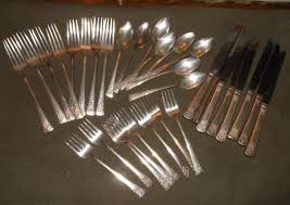 Real sterling silver is marked with the word sterling or the number 925, for the 92.5 percentage of silver required for the sterling designation. Mountain Rose Pattern Silverplate By Wm Rogers 1954 Collectors Weekly