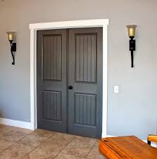 Louver doors add visual interest and increase airflow between rooms. 11 Attractive Stained Doors With Painted Trims Ideas To Get Inspired Jimenezphoto