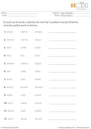 Two printable worksheets to support lessons about control systems. Year 4 Literacy Printable Resources Free Worksheets For Kids Primaryleap Co Uk Plurals Nouns First Grade Nouns