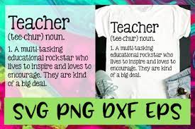 Download Teacher Definition Quote Svg Png Dxf Eps Design Files By Emsdigitems Thehungryjpeg Com