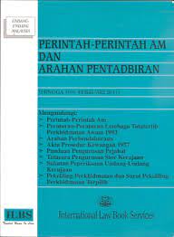 28 maret 2021 pada 4:18 am. Perintah Perintah Am Dan Arahan Pentadbiran By Lpuu