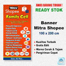 Kalau sudah, langsung dipasang ya. Banner Spanduk Mitra Shopee Termurah Shopee Indonesia