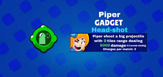 Leaks of supercell's game, brawl stars! Piper Second Gadget Idea Brawlstars