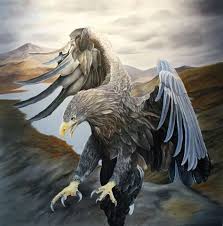 Kartal Yagli Boya Resim By Turgut Karacaoglu Gallerymak Kel Kartal Resim Resimler