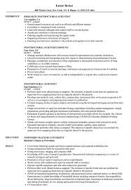 Postdoctoral Scientist Resume Samples Velvet Jobs