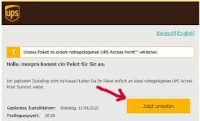 Empfänger hat abholung des pakets in ups einrichtung organisiert. Infos Zu Ups Paketshops