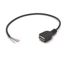 3 49 Female Usb Port With Wire Leads Tinkersphere