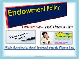 An endowment policy takes that model and tweaks it, turning a term life insurance policy into a savings vehicle. Endowment Policy Ssr