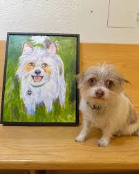 And that's a wrap! No telling how many canvases we've painted this year but  yesterday, we celebrated our final class of 2023 in my studio  @theemerson_mt, painting 8 dogs, celebrating an anniversary,