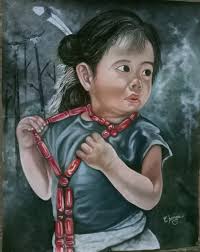 OIL PAINTING ON CANVAS Maria Trapani