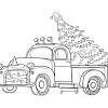 Printable an easy pickup truck coloring page. 1